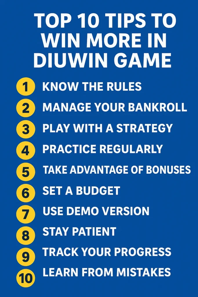 Top 10 Tips to Win More in Diuwin Game